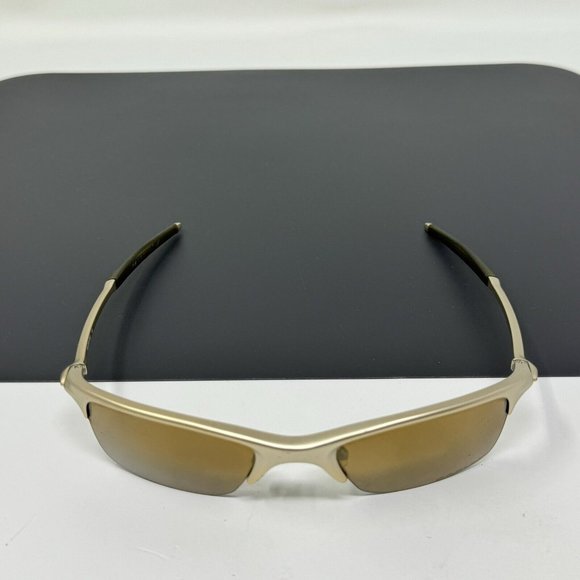 Oakley Razrwire Platinum O-Luminum UNOBTAINIUM Rootbeer Rubber Scratched Lenses